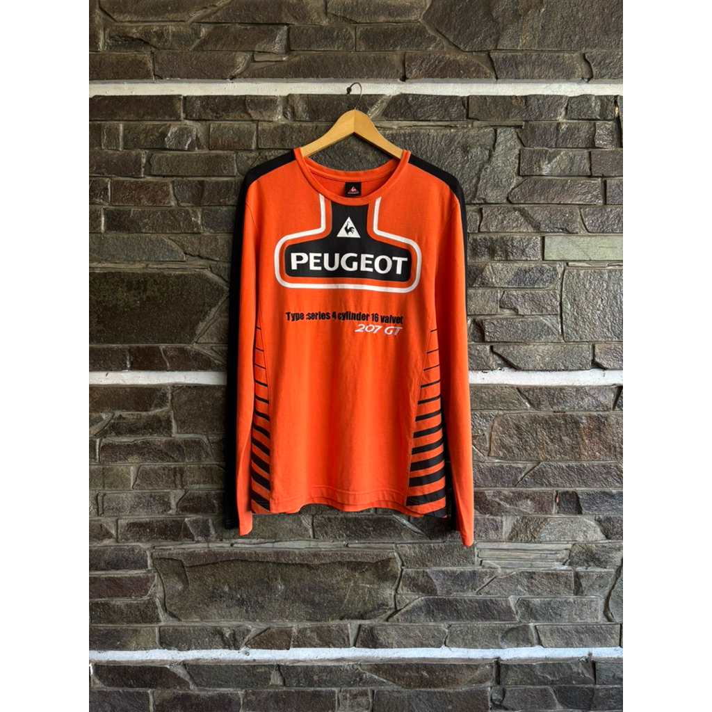 Peugeot x Le Coq Sportif • 207 GT Long Sleeve "La Marque Des Champions" S2000 Rally Racing Tee / Kao