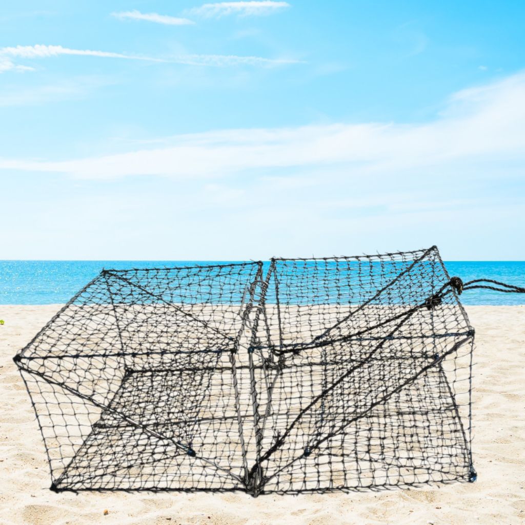 10 Set Bubu Kepiting Jumbo Galvanis 60x40x22