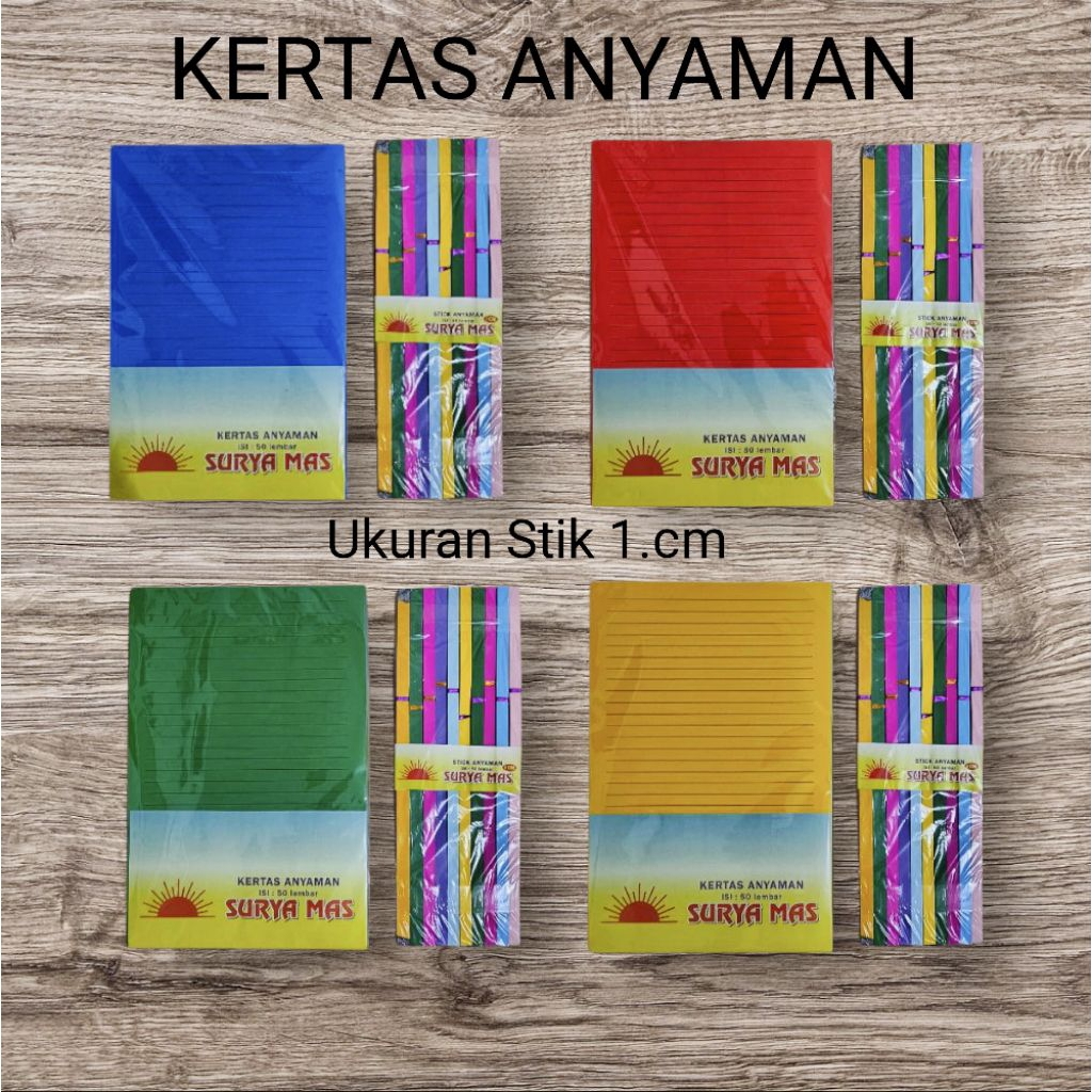 Kertas Anyaman Siap Pakai