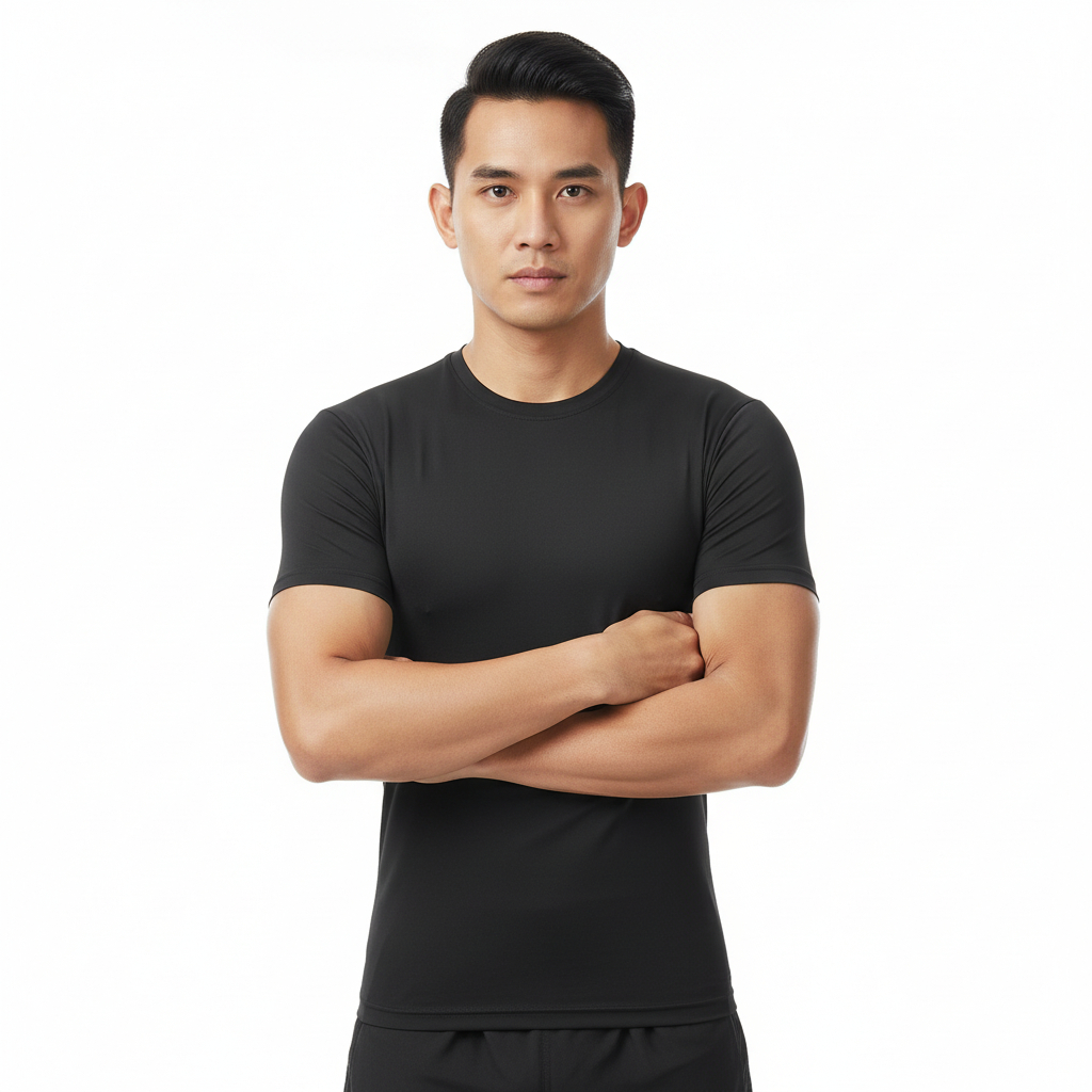 Baju Manset Pendek Pria Manset Futsal Baju Lari Manset Gym Baju baselayer pendek Fitnes Futsal mangs