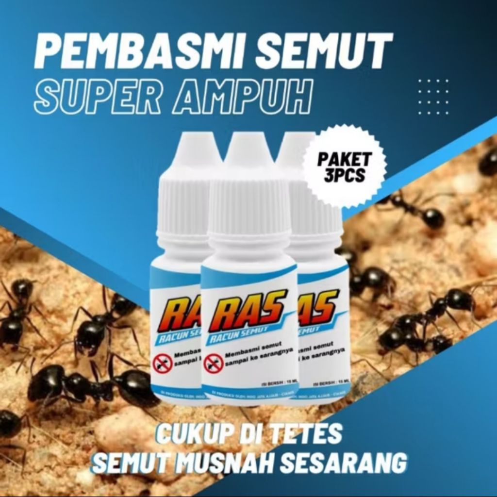 RAS RACUN SEMUT PALING AMPUH RACUN SEMUT PEMBASMI SEMUT RACUN SEMUT HERBAL RACUN SEMUT RAMAH LINGKUN
