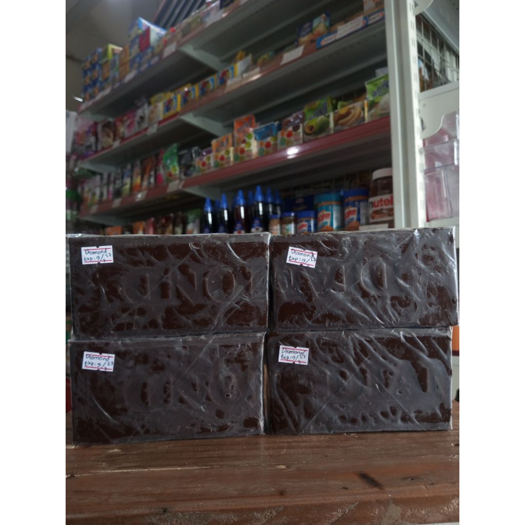 Diamond Chocolate Compound Dark Potongan Besar