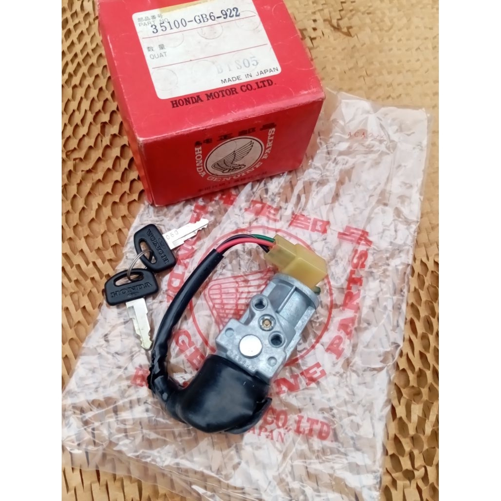 Ignition switch key kunci kontak Honda Astrea800 C900 Astrea 800 asdap original 35100-GB6-922