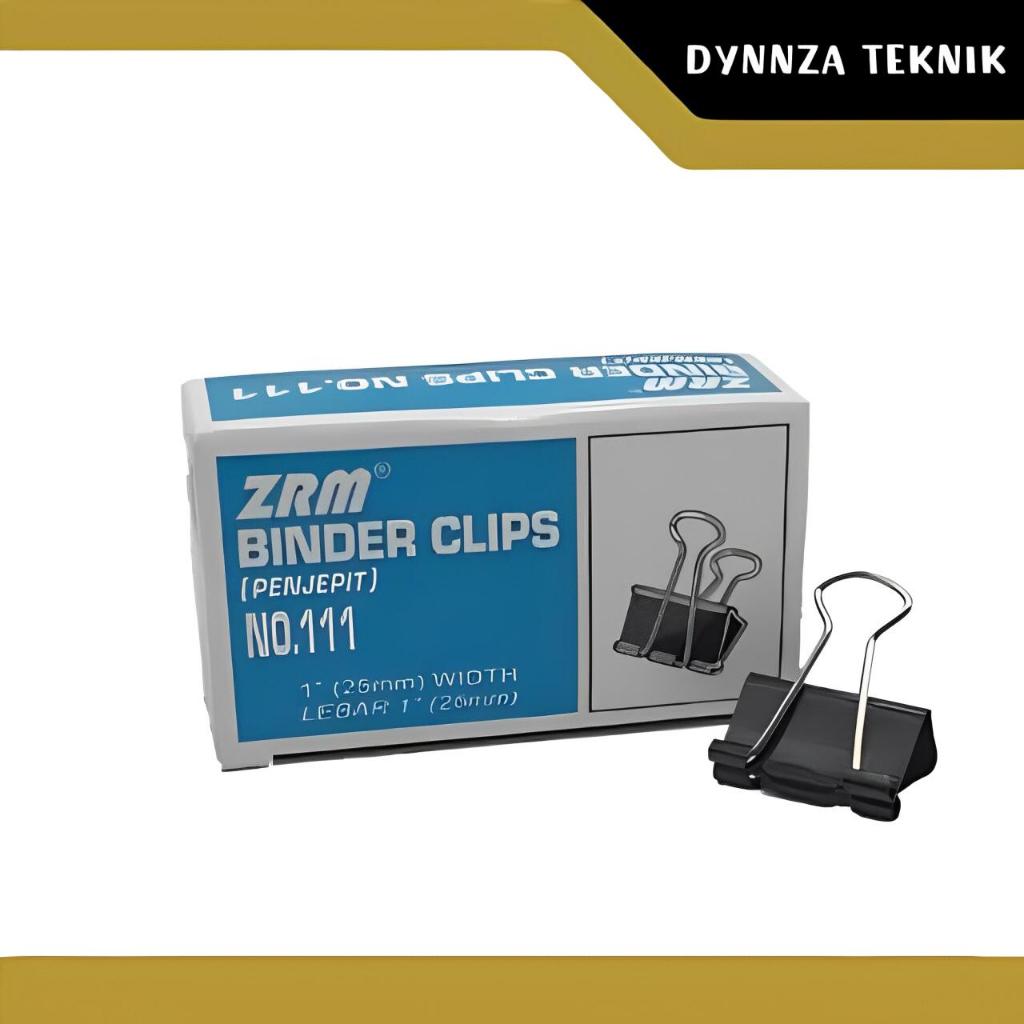 Binder Paper Clip No. 111/Penjepit Kertas Hitam No. 111/ ZRM Binder Clip No. 111/Binder Clips/ Binde