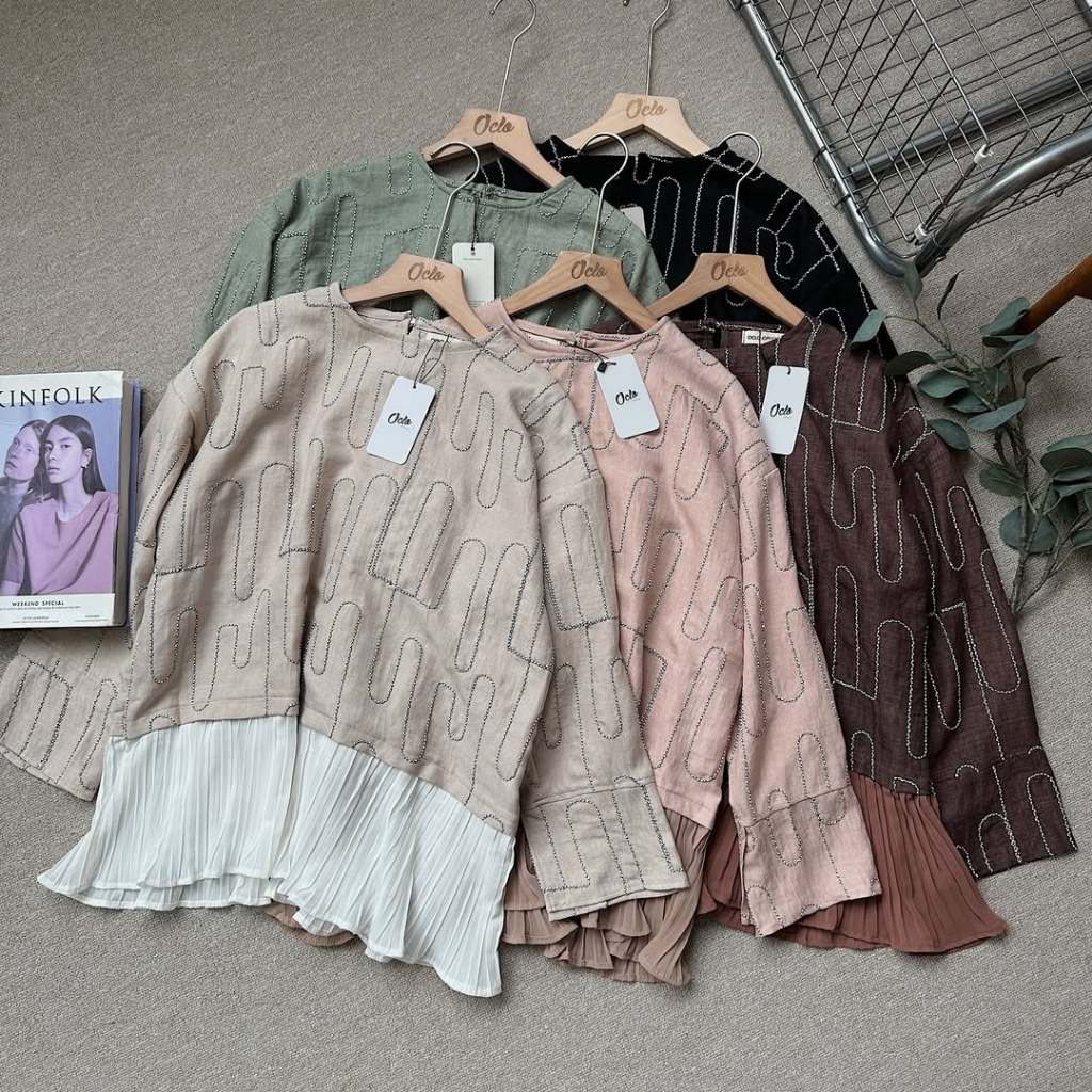 Evelyn Blouse by Oclo official ( jastip bandung store)