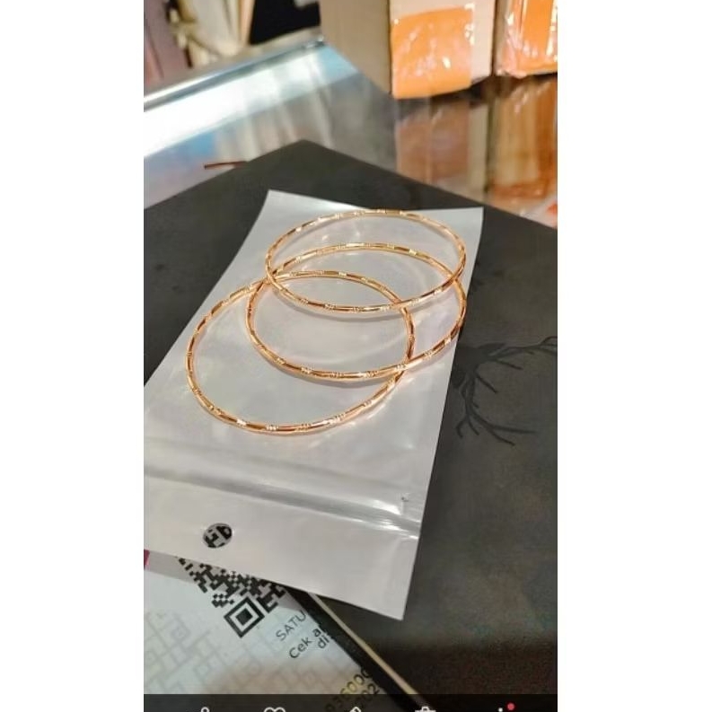 gelang keroncong xuping isi 3 biji