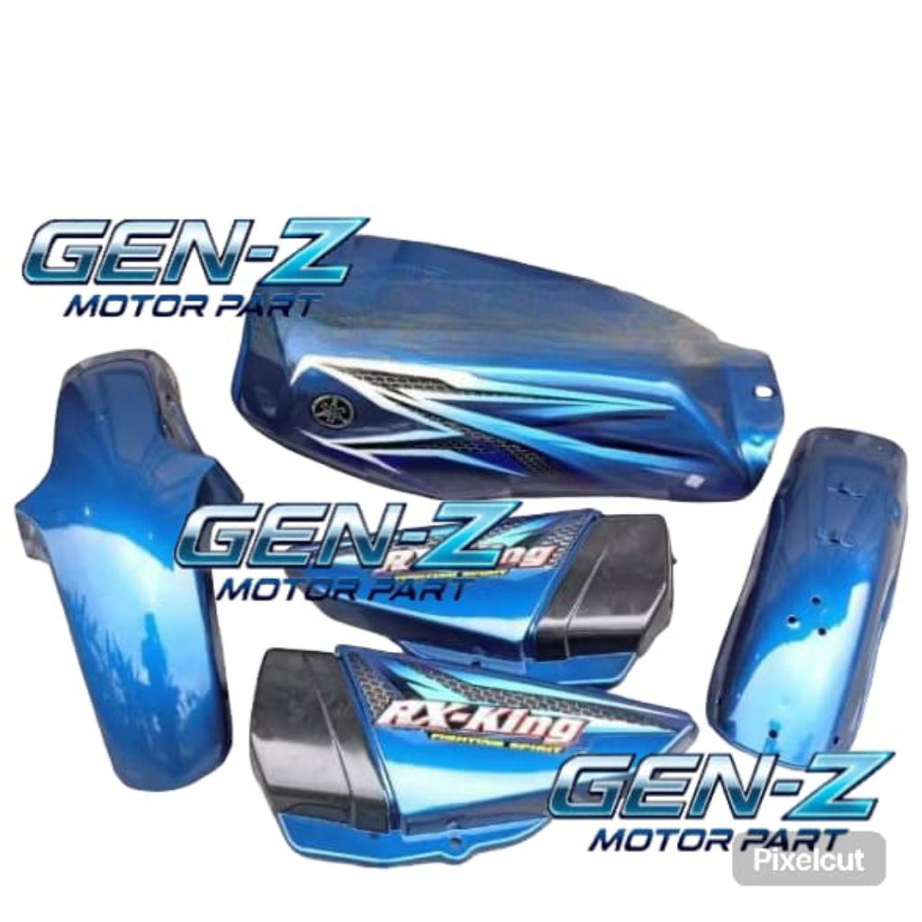 PAKET BODY RX KING TANGKI RX KING BIRU SET SPAKBOR