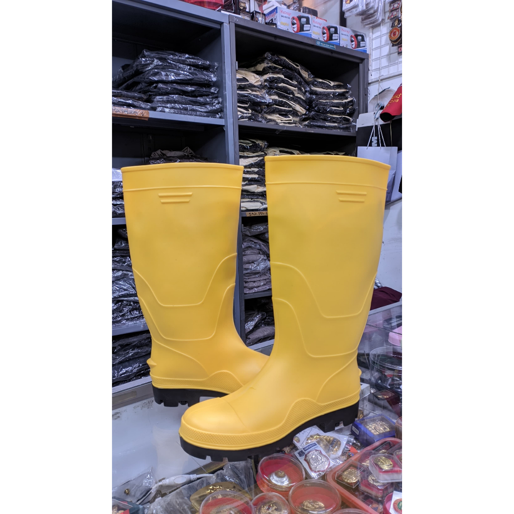 Sepatu Boot Safety Sepatu Boot Safety Karet Ujung Besi