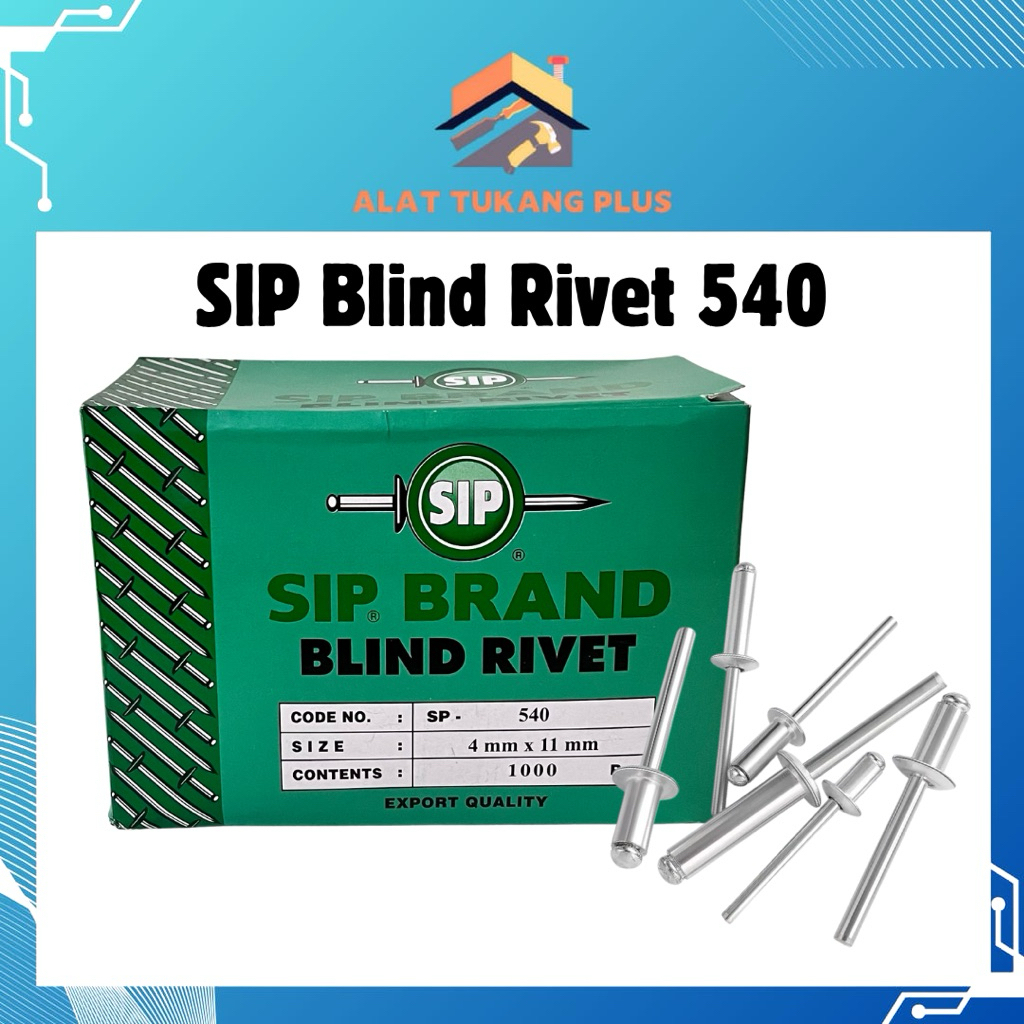 Paku Rivet ukuran 540 | SIP Blind Rivet SP-540
