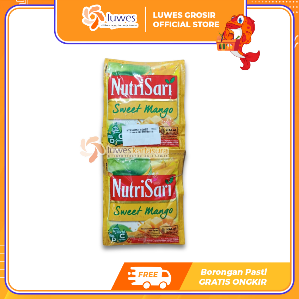 [GROSIR] Nutrisari Renceng Isi 30 Pcs Minuman Bubuk Instan Rasa Sweet Mango Murah