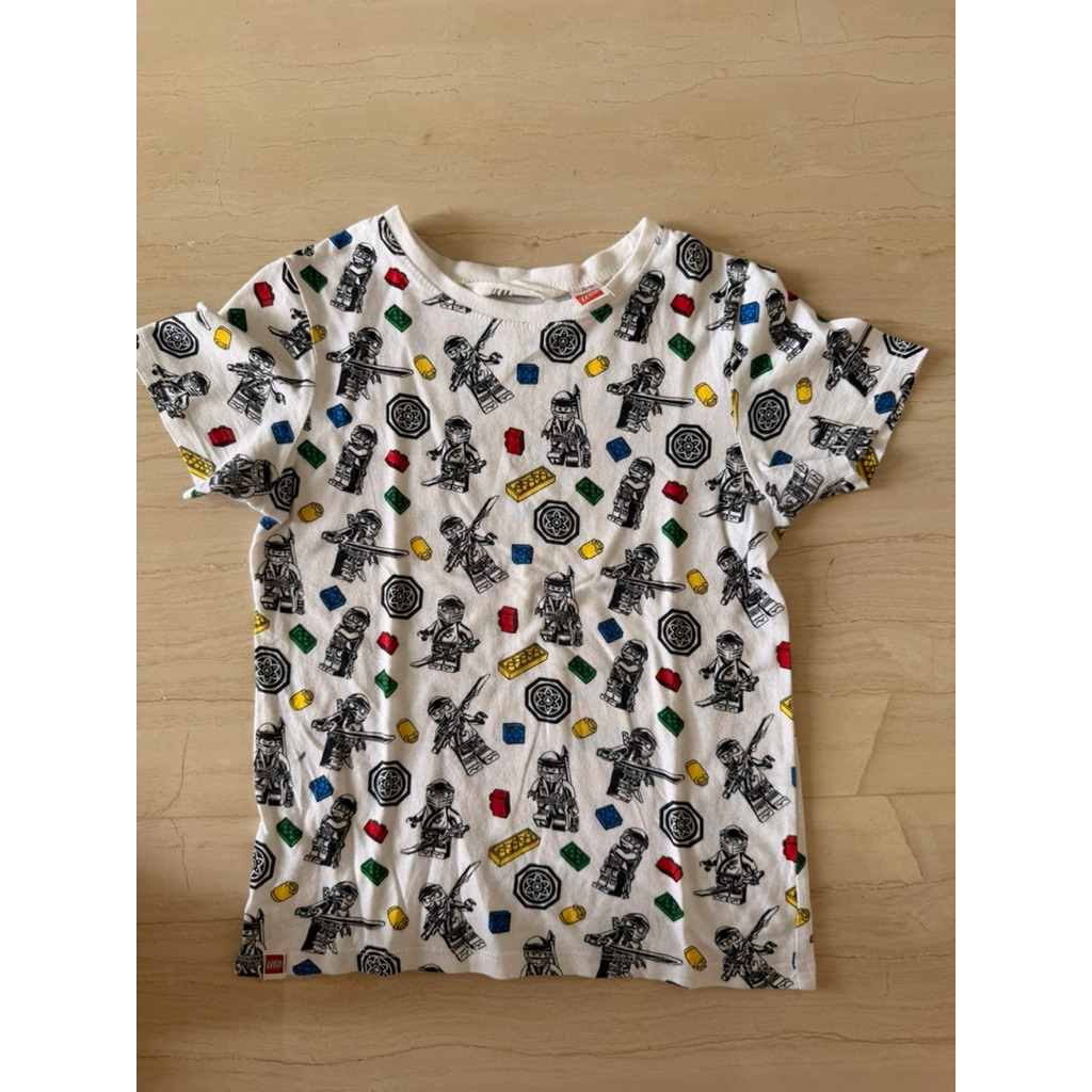 preloved baju kaos anak h&m hnm Lego size 6-8Y
