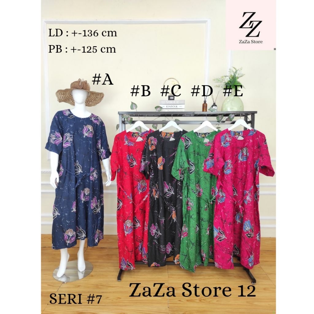 SACKDRESS MARIA JUMBO (MOTIF TERBARU)-----DASTER RAYON PREMIUM/DASTER BUMIL/DASTER BATIK 100% ORIGIN