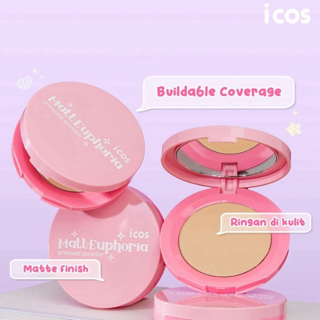 ICOS Matt-Euphoria / Bedak Padat Icos