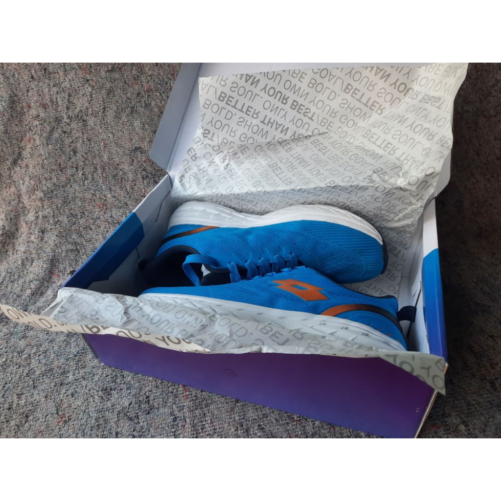 sepatu sport lotto original ukuran pria original