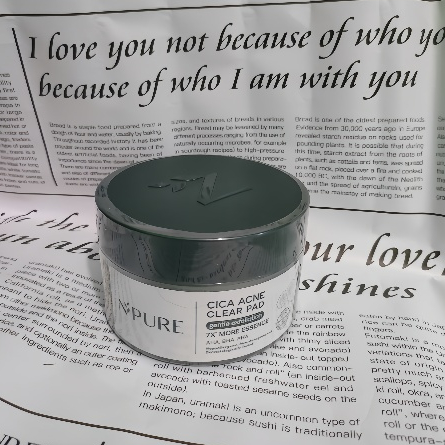 (EXP2027) NEW NPURE Cica Clear Pad Series / Exfoliation Pad