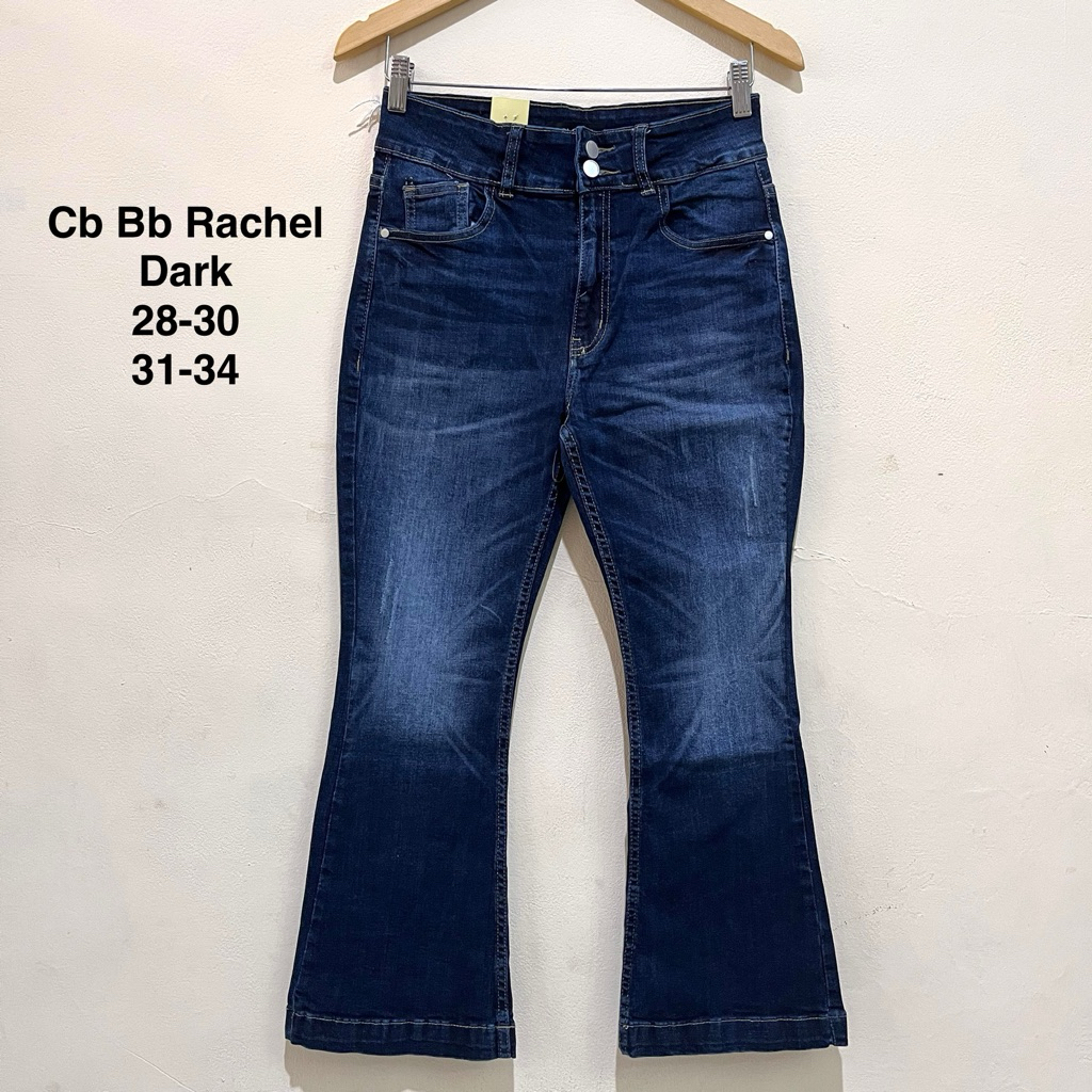 Celana Cutbray Jeans Wanita Bell Bottomed Rachel Medium Get It Jeans
