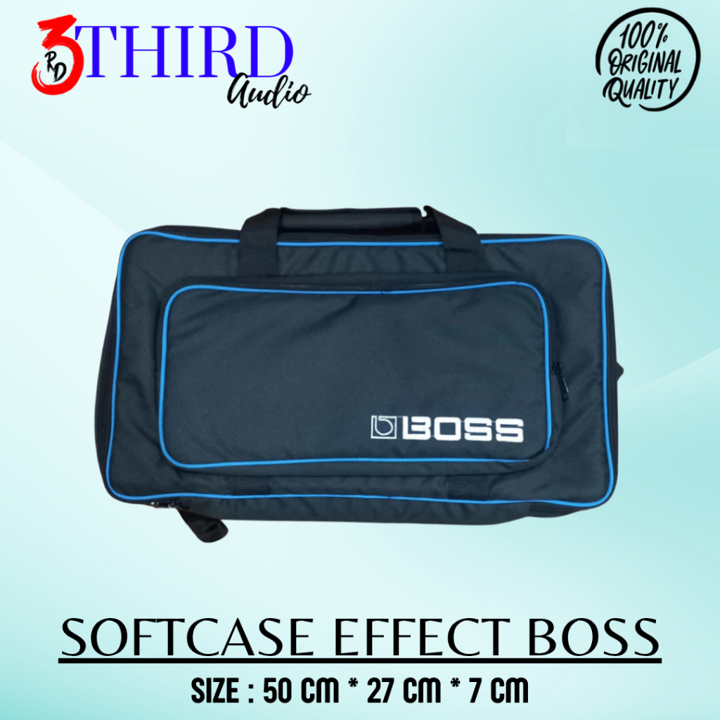 Tas Boss Efek Busa Tebal Jinjing Ransel Softcase Gigbag Boss Efek Busa