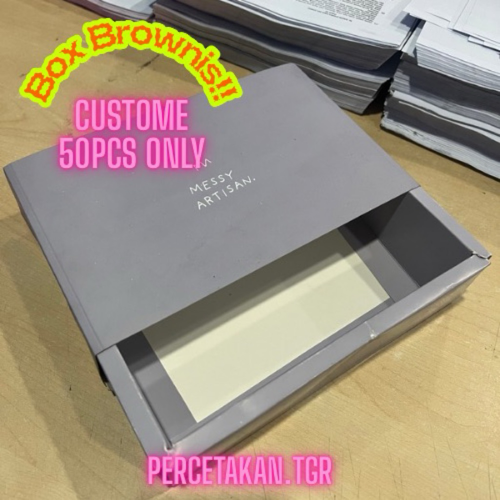 Box Brownis Packaging Makanan Box slide