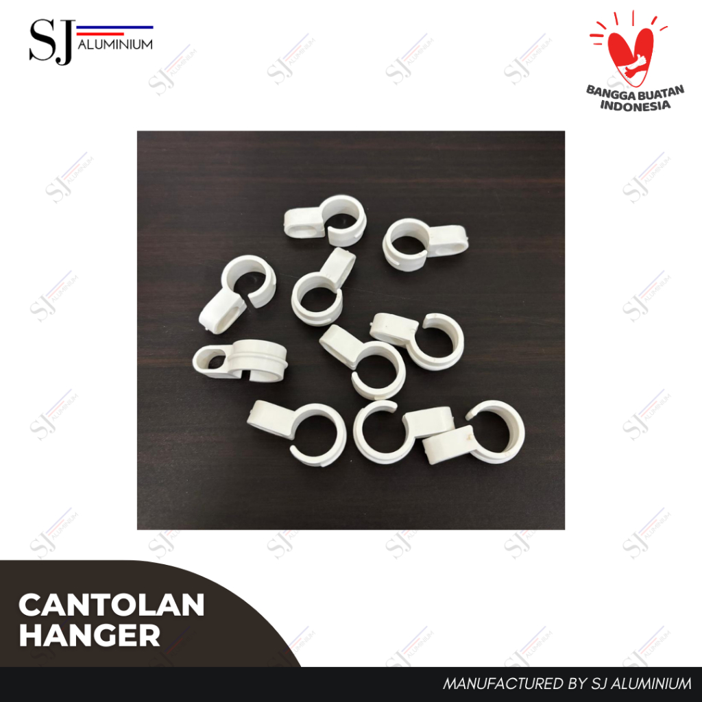 Cantolan Hanger Baju / Jepitan Jemuran / Pengait Hanger / Cantolan Jemuran - Bahan Plastik Warna Put