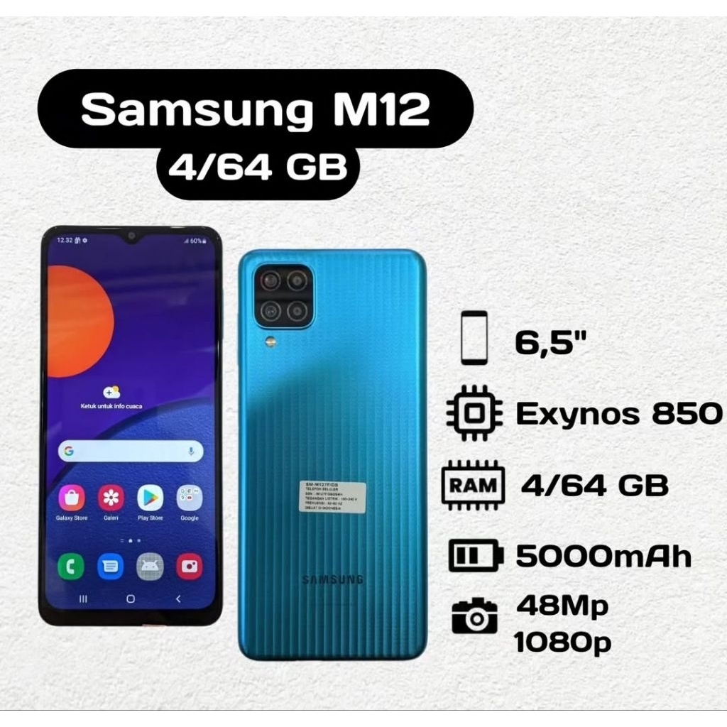 Samsung Galaxy M12 4/64 GB second