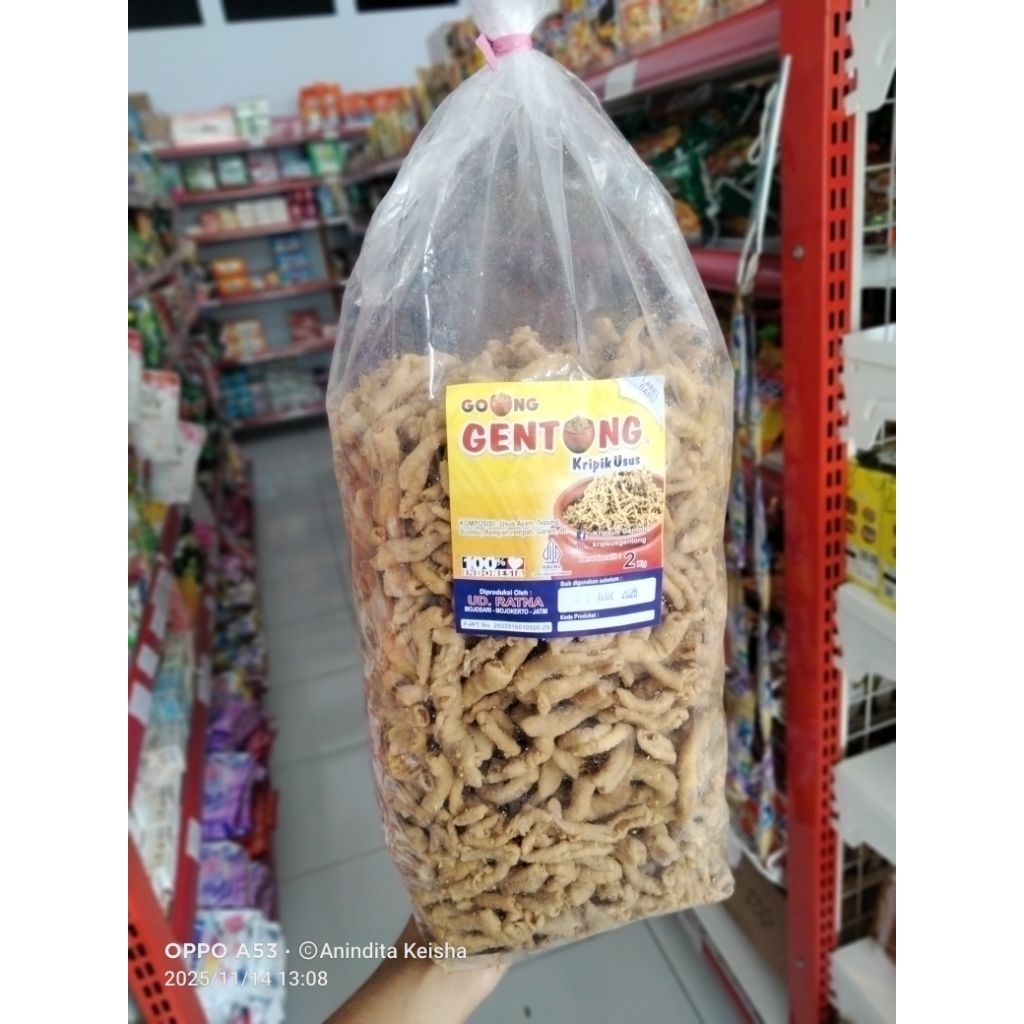 KRIPIK USUS CAP GENTONG