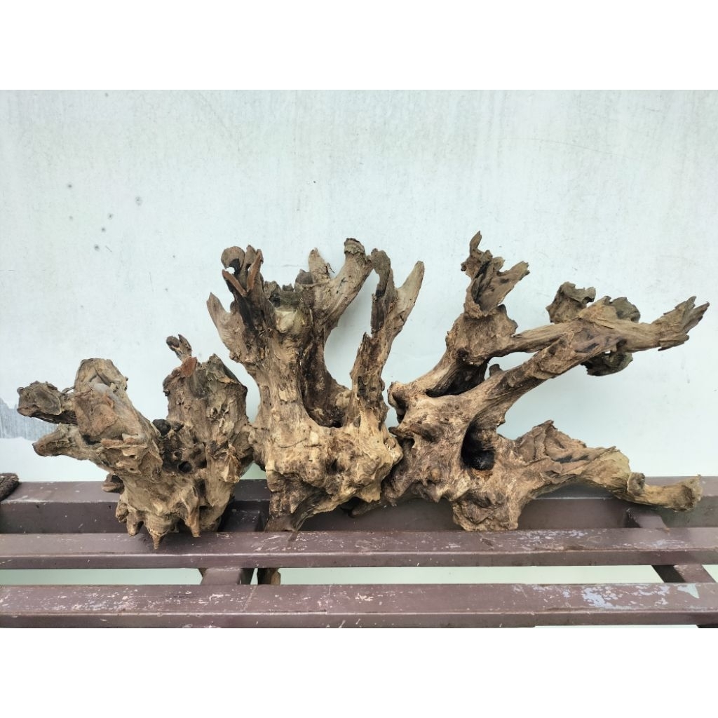 kayu hardscape aquascape media anggrek