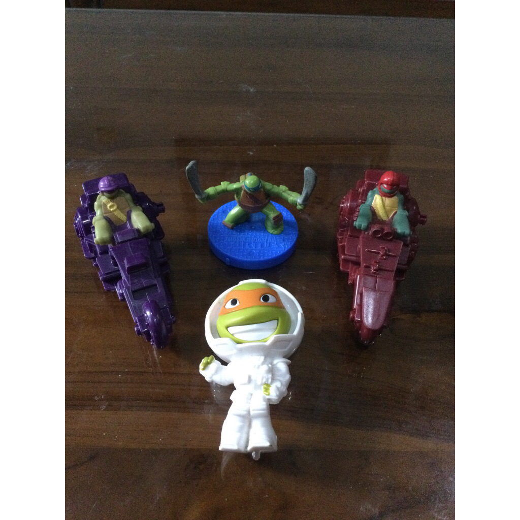 kura kura ninja kondisis figure sesuai foto set