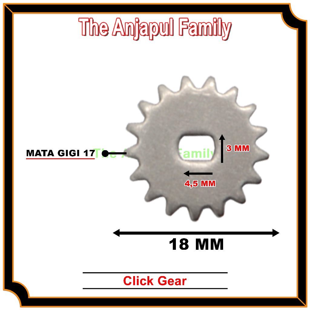 SPARE PART REEL CLICKER GEAR SPOOL