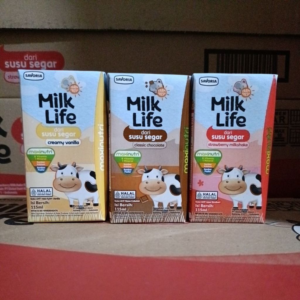 MilkLife susu segar UHT 115ml