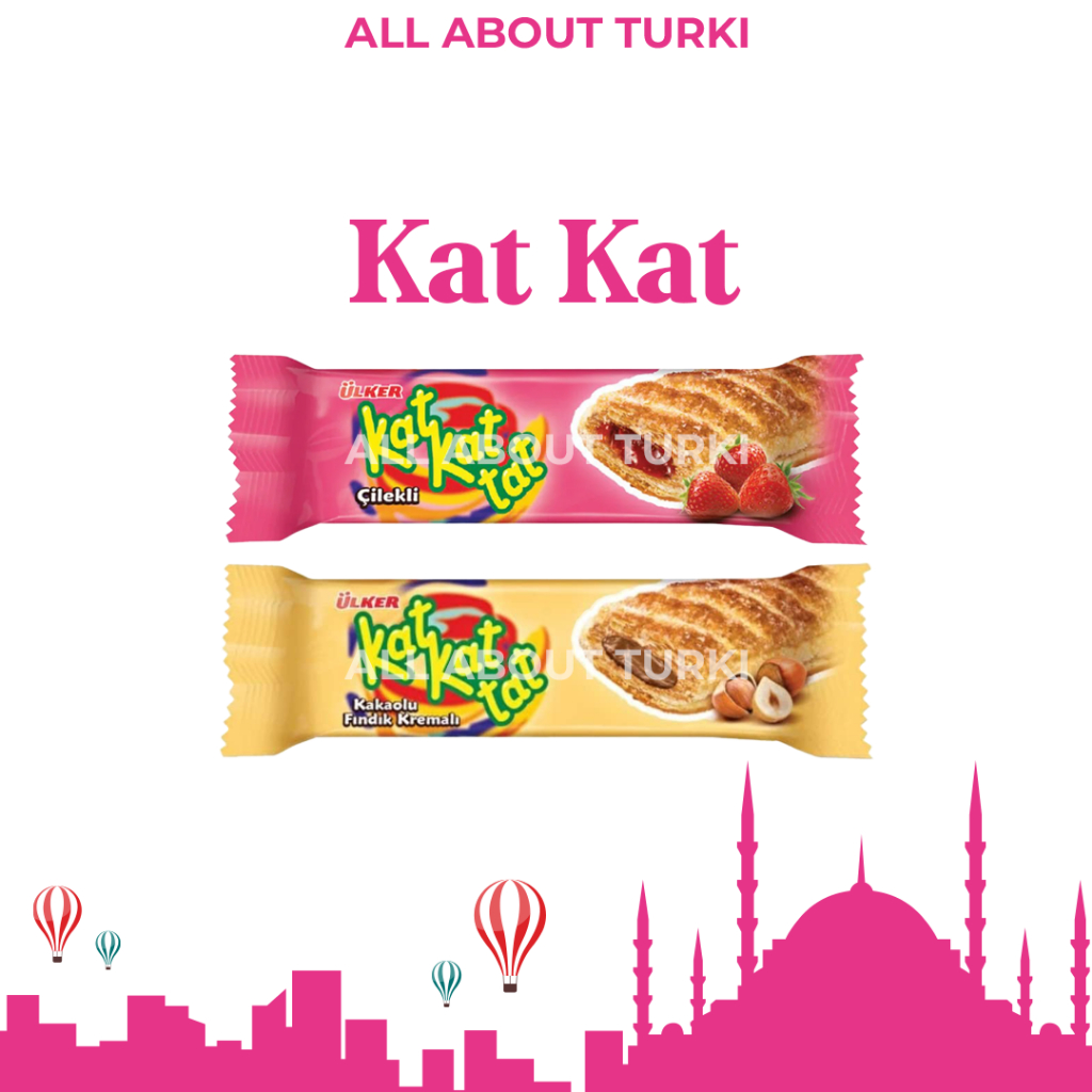 Ulker Kat Kat Tat Strawberry | Cokelat