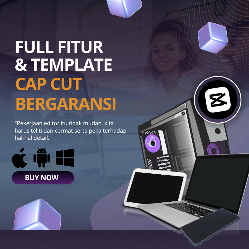 Langsung Kirim Premium Capcut Pro 1Tahun Bergaransi