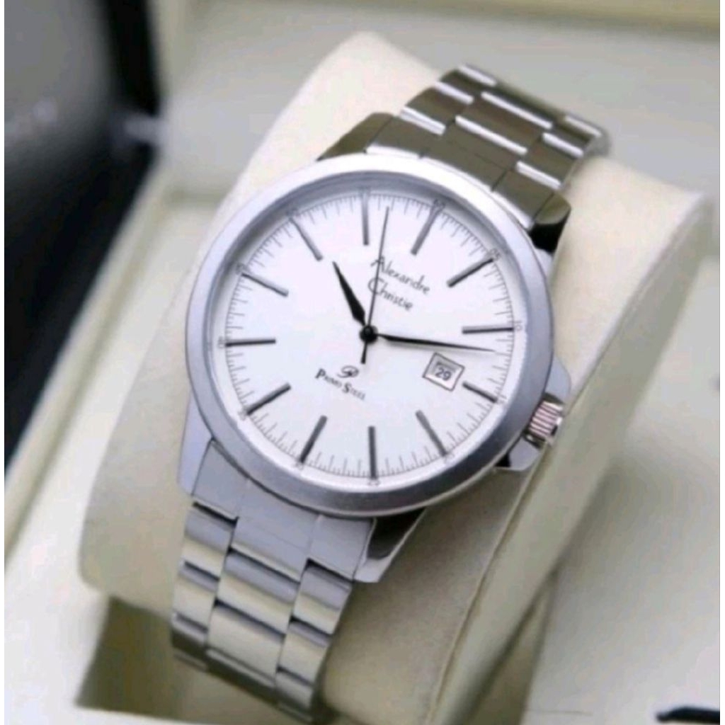 JAM TANGAN PRIA ALEXANDRE CHRISTIE 1008 / AC1008 / AC1008 RANTAI ORIGINAL