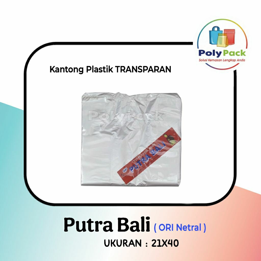 Kantong Kresek Bening Ukuran 21 x 40 / Kantong Plastik Transparan