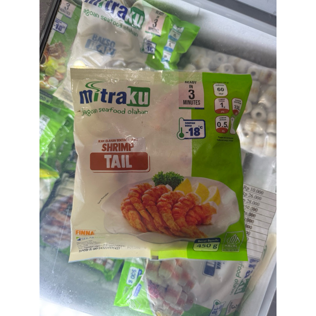 MITRAKU SHRIMP TAIL 500GR