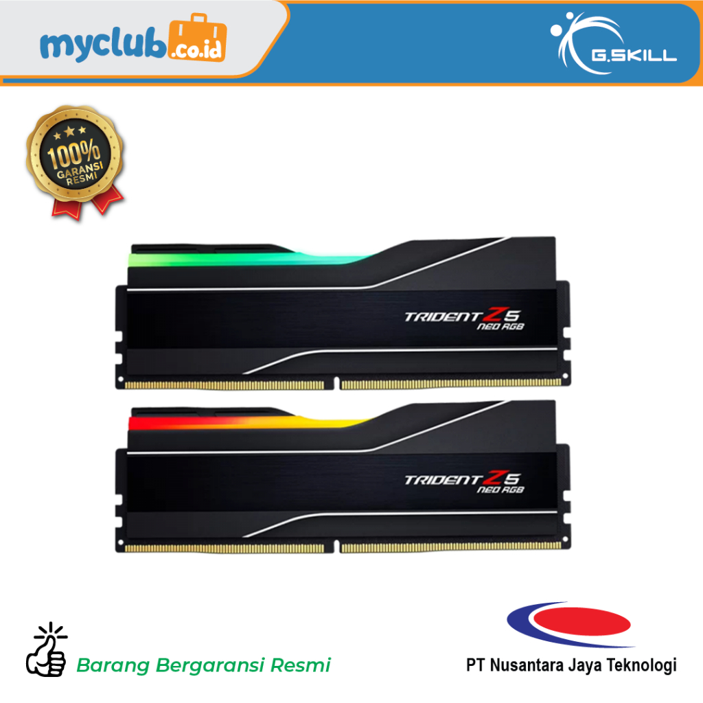 G.Skill RAM Trident Z5 Neo RGB DDR5 128GB (2x64GB) 6000MHz F5-6000J3644D64GX2-TZ5NR