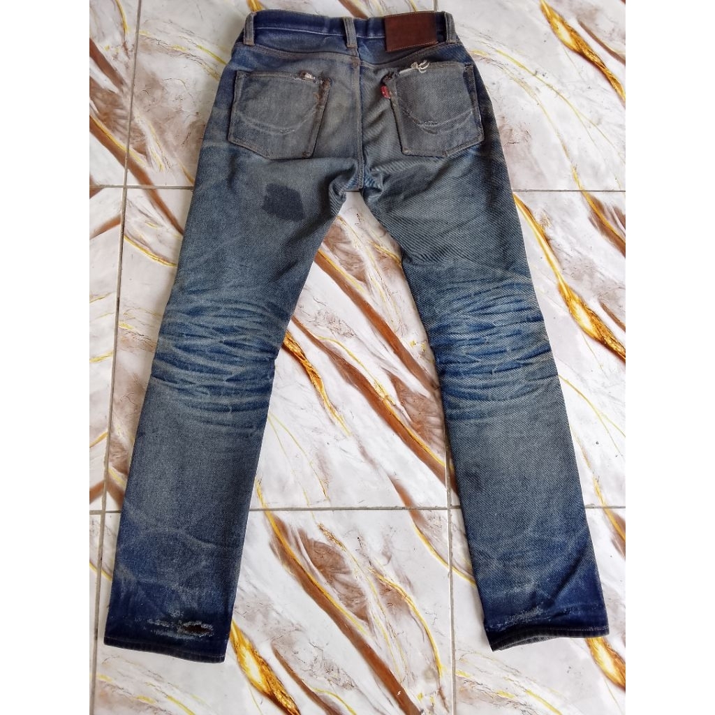 denim selvedge second tempur earthy genova Tiger wood 17oz