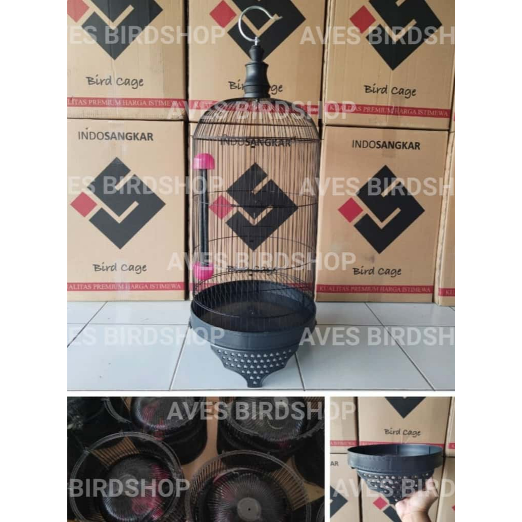 SANGKAR LOVEBIRD 1 DUS ISI 10 HITAM D33