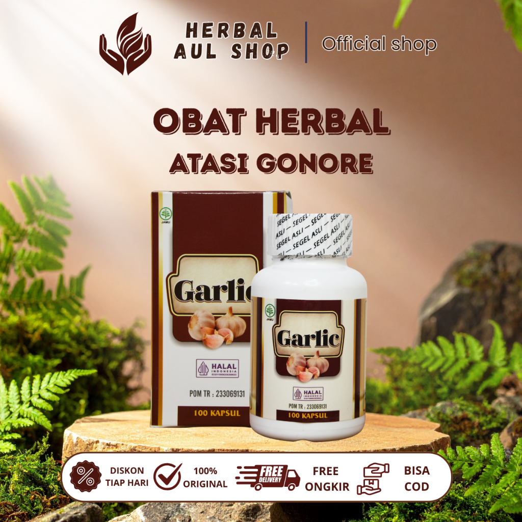 Obat Gonore, Kencing Nanah, Sakit Saat Buar Air Kecil, Infeksi Saluran Kemih - Kapsul Black Garlic