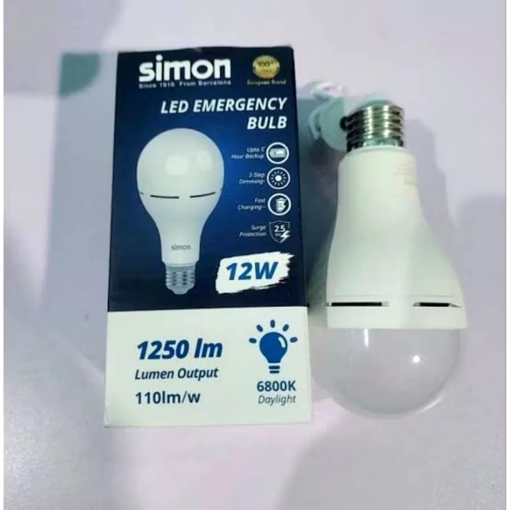 Simon Led Emergency / AC / DC 6500K / 7watt, 12watt