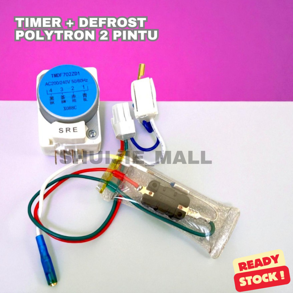 SET TIMER+DEFROST KULKAS POLYTRON 2 PINTU / TIMER DEFROST KULKAS POLYTRON 2 PINTU OTOMATIS