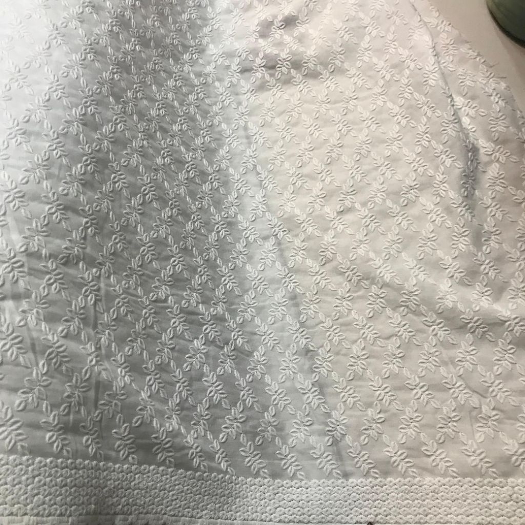 kain katun bordir - kain katun bordir premium - katun bordir meteran - kain katbol