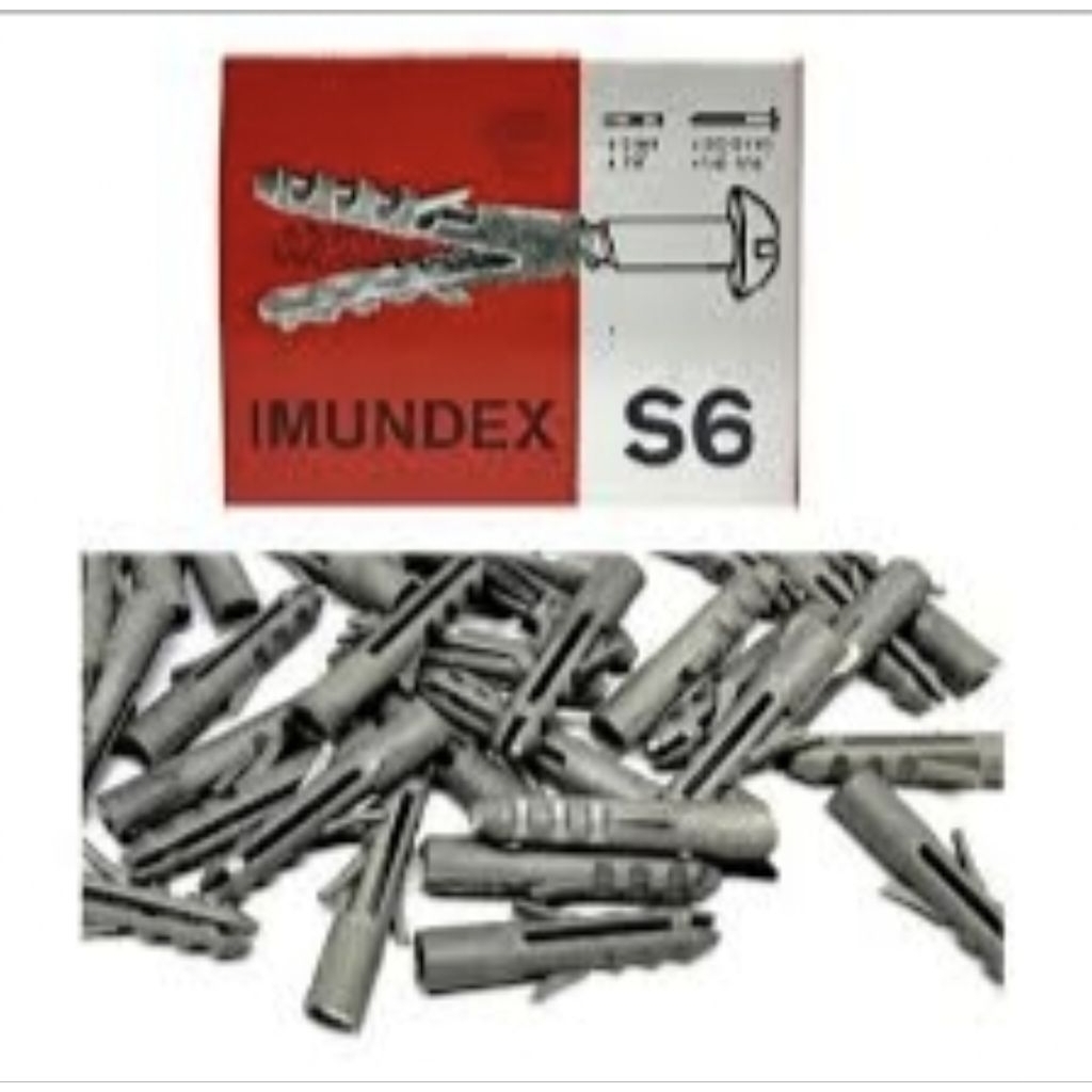 POLYSTAR PENGENCANG BAUT Fisher S6 isi 100pcsNylon Plug