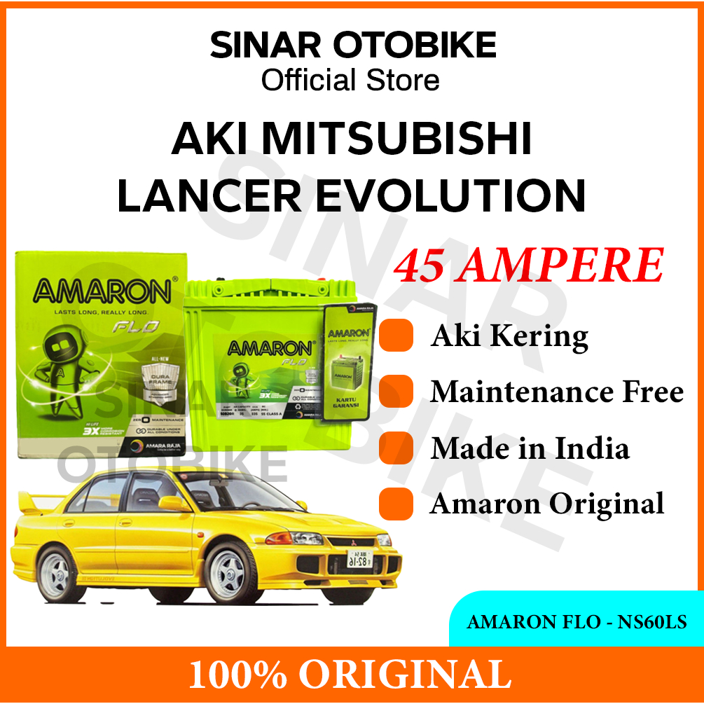 AKI MITSUBISHI LANCER AMARON FLO/HILIFE MF KERING