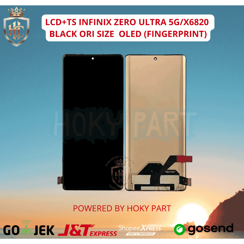 LCD INFINIX ZERO ULTRA 5G/X6820 OLED ORIGINAL - SUPPORT FINGER PRINT