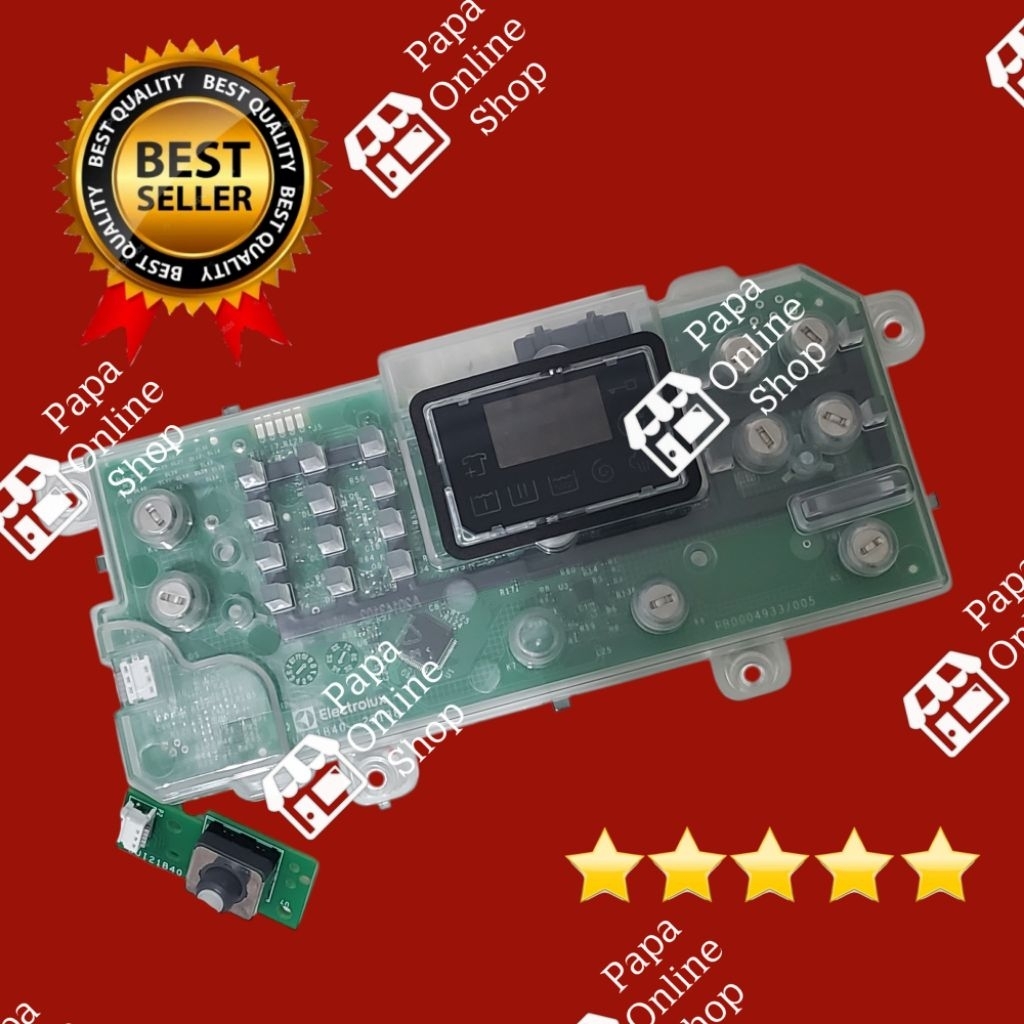 PCB Display Mesin Cuci Electrolux EWF7554E3WB EWF8004E3WB EWF9024D3WB