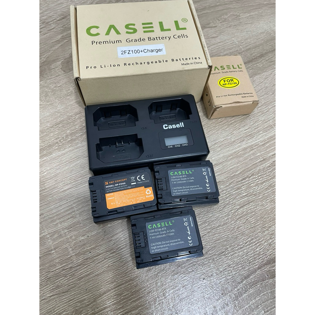 Batrai carger sony A7iii bekas NP FZ100