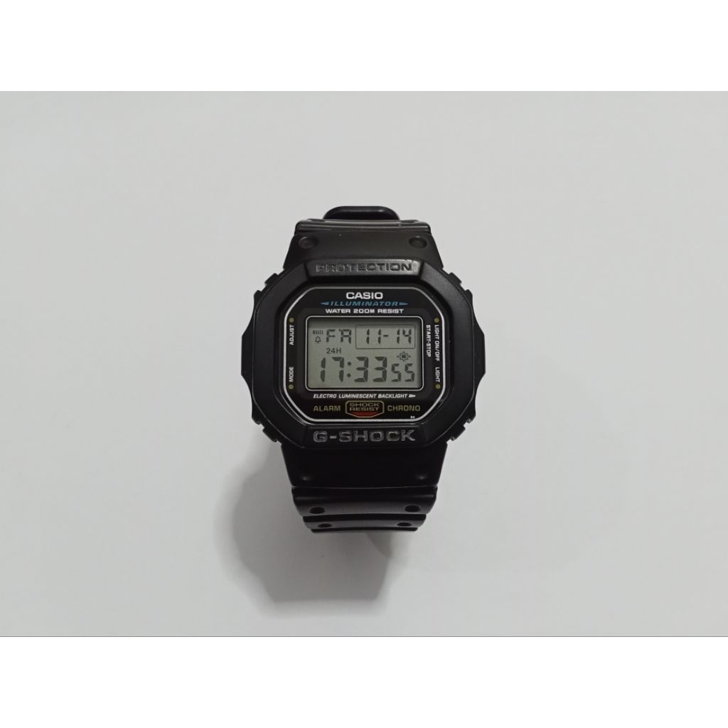 Casio G-Shock DW-5600E Illuminator Vintage Second