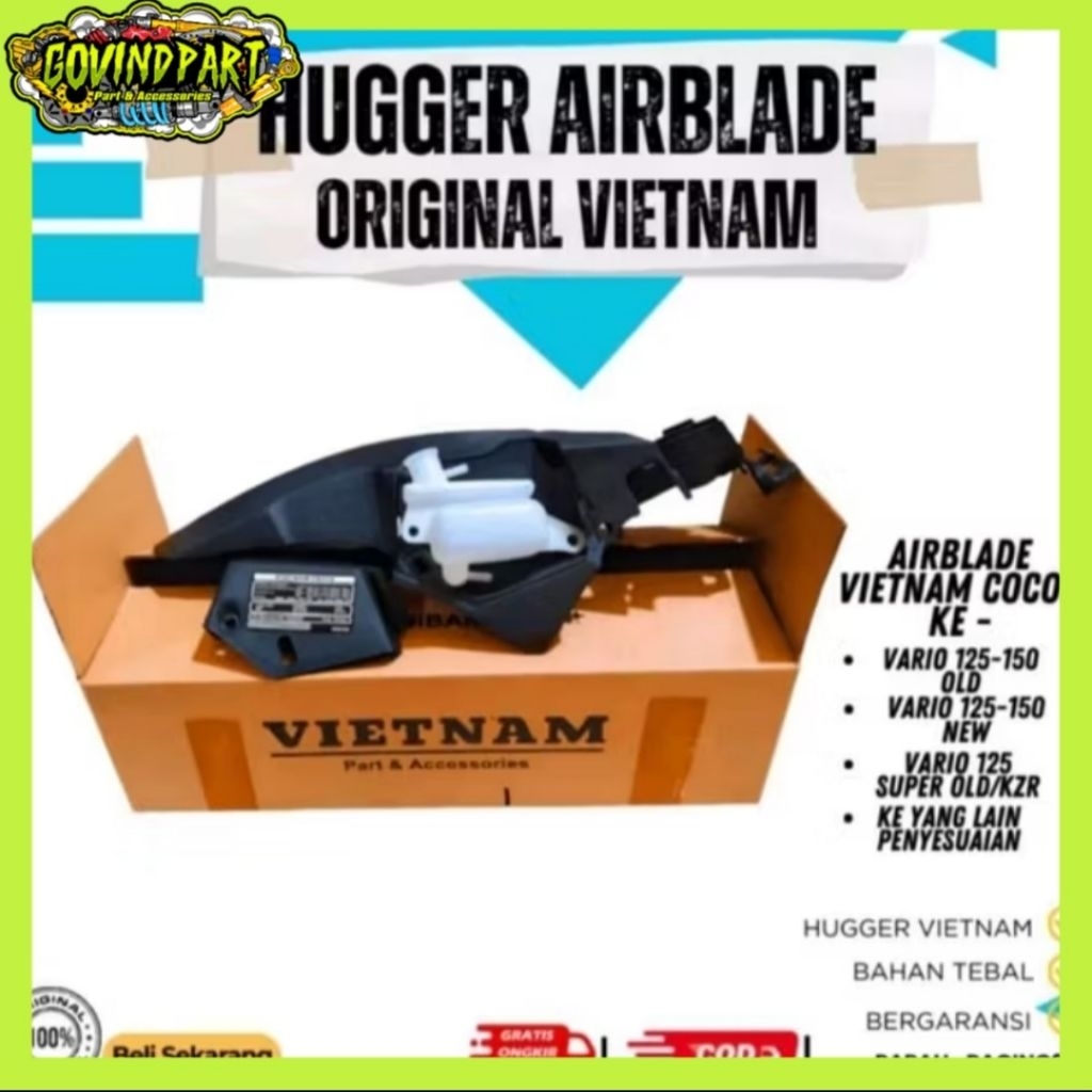 hugger spakbor kolong vario 125 vario 150 airblade hugger new hugger pcx150 beat airblade motorcycle