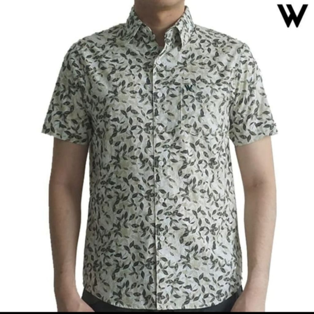 Kemeja Pendek WALRUS Original Motif Baru