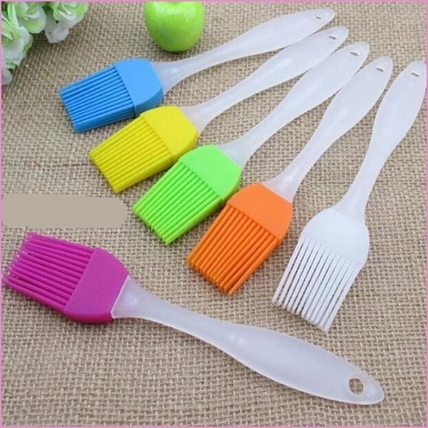 MKNA Kuas minyak Silikon Oles Kue Tahan Panas Silicone Brush Dapur Roti bbq Minyak Mentega Anti Ront